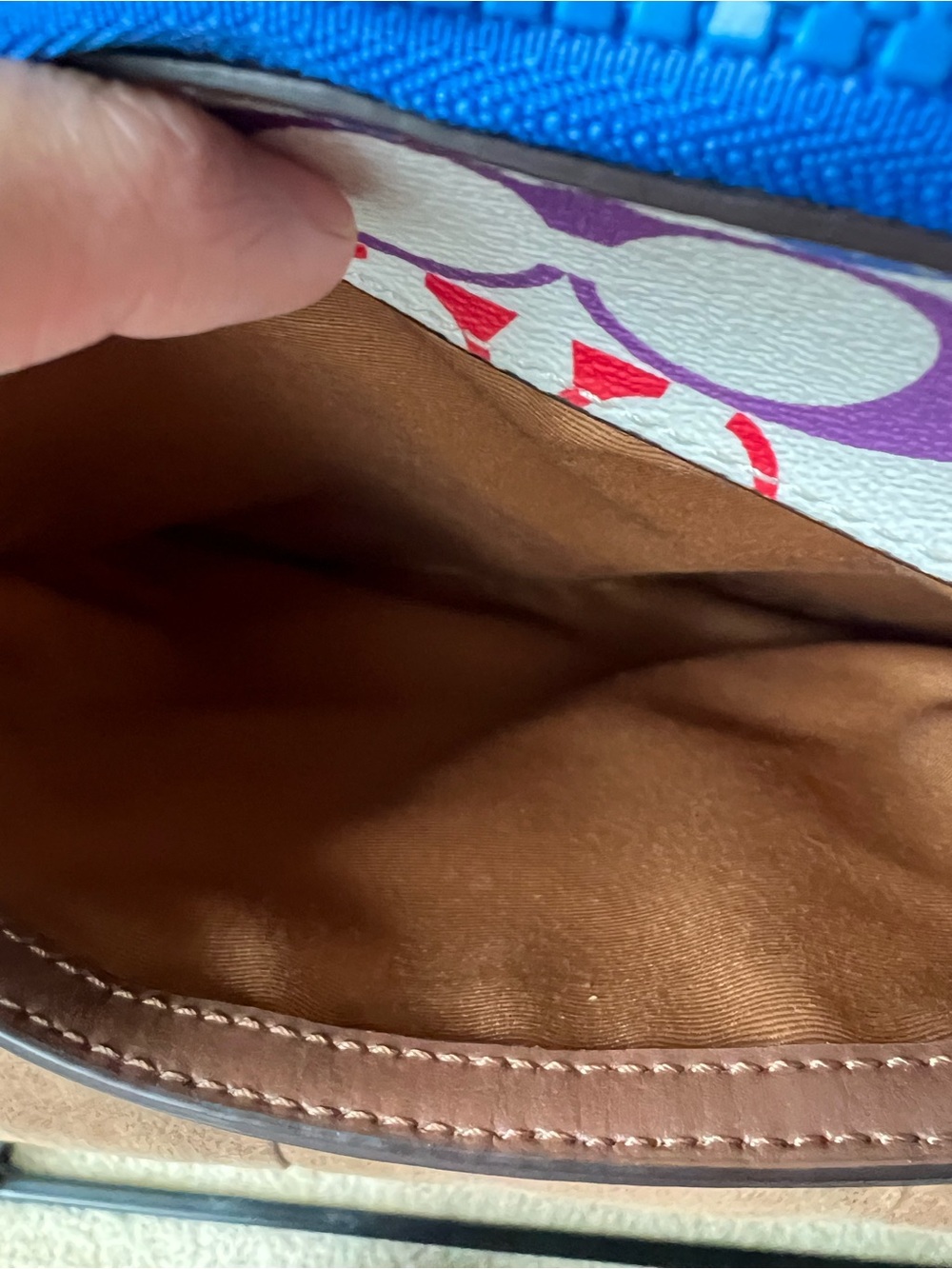 Coach Jes Slim Rainbow Crossbody Bag NWOT - Picture 6 of 11